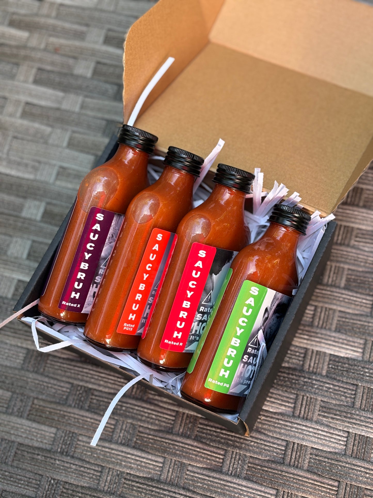 Saucy Bruh Hot Sauce - Rated R December '26 Name: Booker