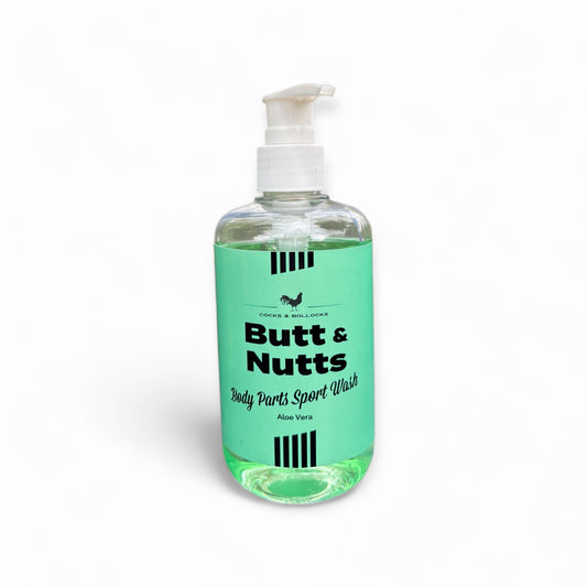 Butt & Nutts - Body Parts Liquid Soap - Uncented. Aloe Vera