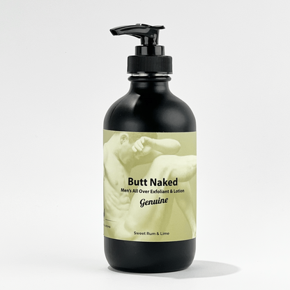 Butt Naked | Men's Lotion | Sweet Rum and Lime