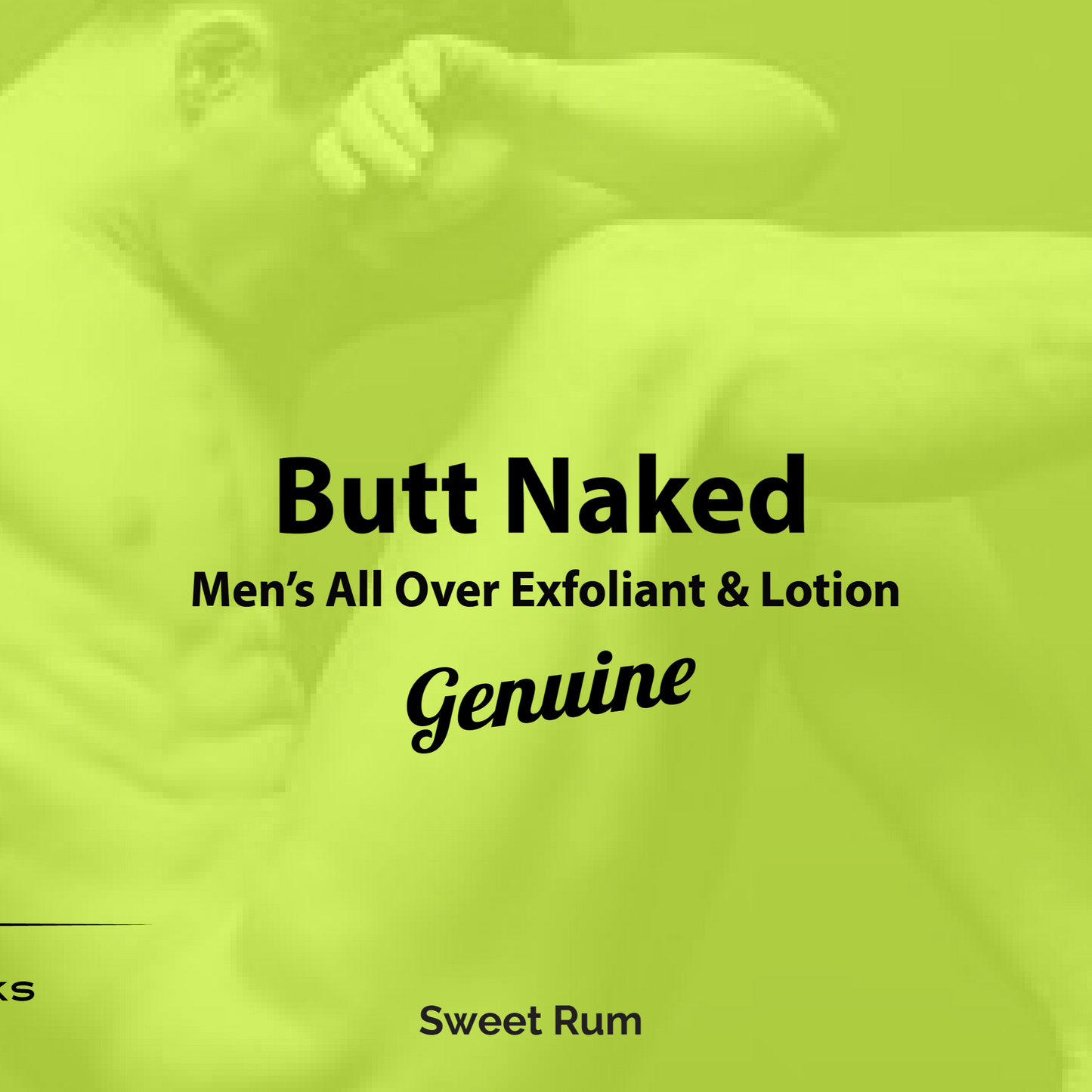 Butt Naked | Men's Lotion | Sweet Rum and Lime