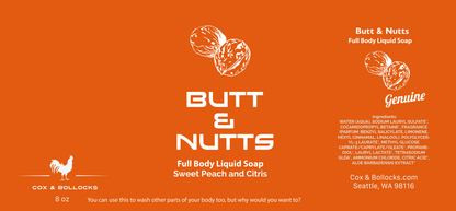 Butt & Nutts - Body Parts Liquid Soap