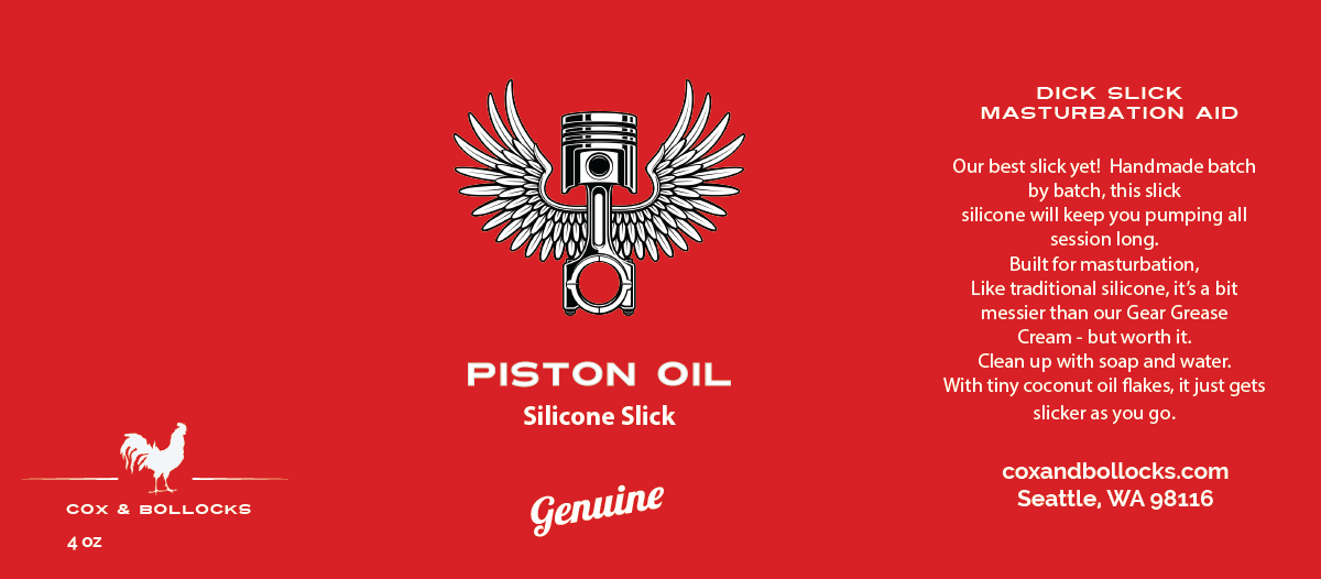 HOT ROD PISTION OIL - Silicone Lube - Xlarge 10oz