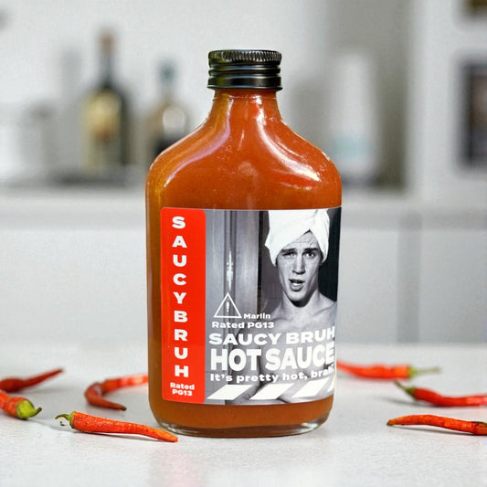Saucy Bruh Hot Sauce - PG13 October, Name: Marlin