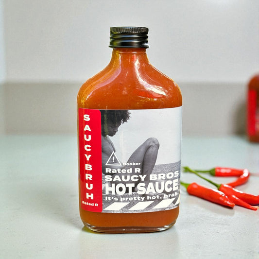 Saucy Bruh Hot Sauce - Rated R October, Name: Booker