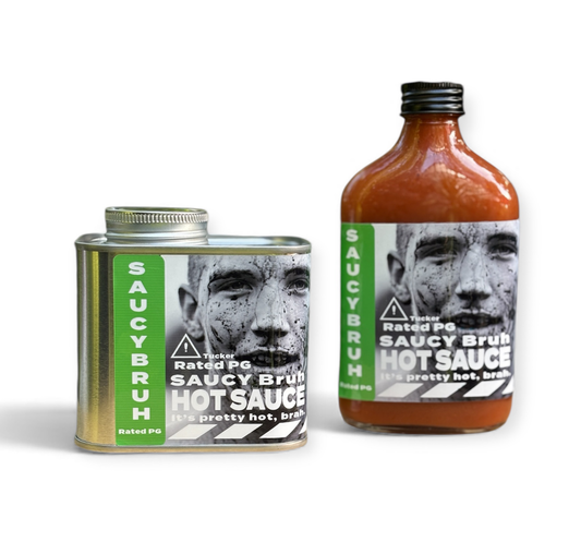 Saucy Bruh Hot Sauce - PG October "26, Name - Tucker