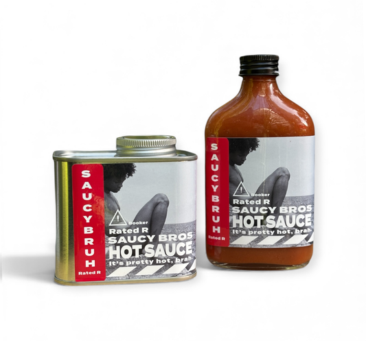 Saucy Bruh Hot Sauce - Rated R December '26 Name: Booker